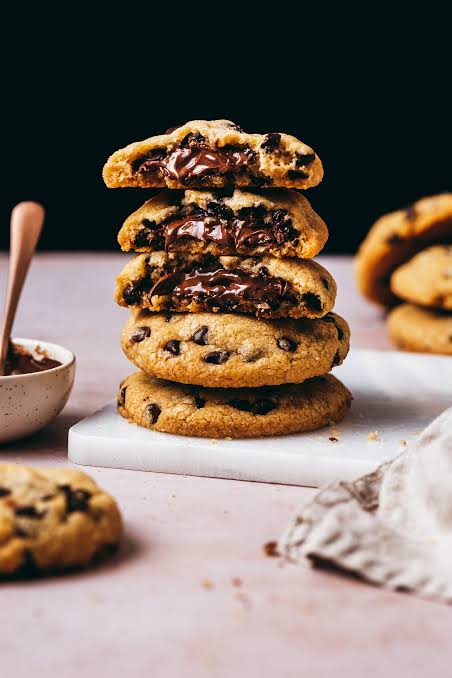 CHOCOLATE NUTELLA COOKIES , HOW TO MAKE CHOCOLATE NUTELLA COOKIES , HOW PROFESSIONAL BAKER MAKES NUTELLA COOKIES ,