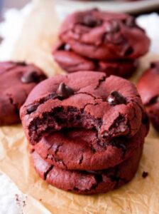 Red velvet cookies