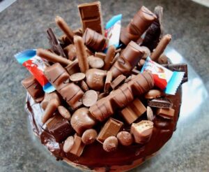 Kinder chocolate cake